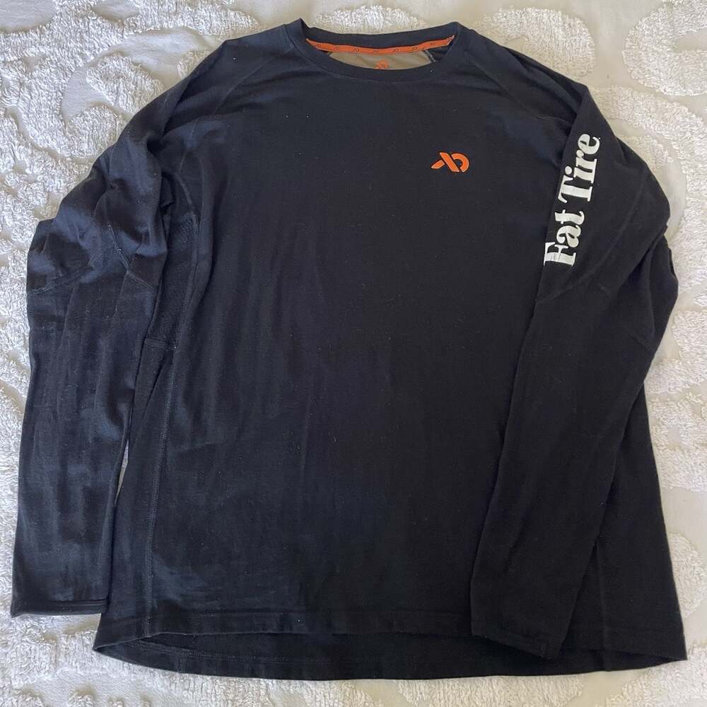 First Lite Men’s Wick 150 Crew Lightweight Merino Wool Long Sleeve Top Black XL